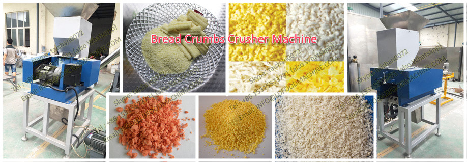 Dry bread crumbs make machinery with good quality