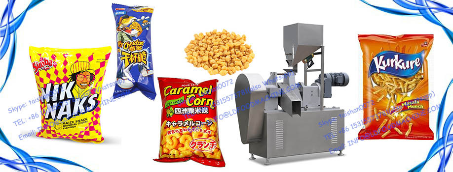 Best selling kurkure make machinery at factory low price