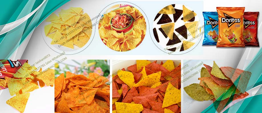 Fully Automatic Nacho Corn Flour Tortilla Doritos make machinery With Competitive Factory Price For Sale