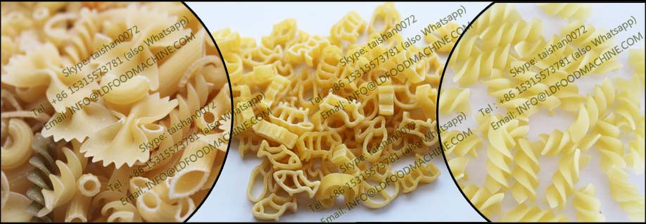 Automatic high quality short cut pasta production plant