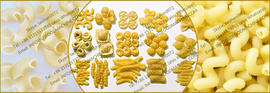 Best sell industrial crisp rice/Macaroni  extruder machinery