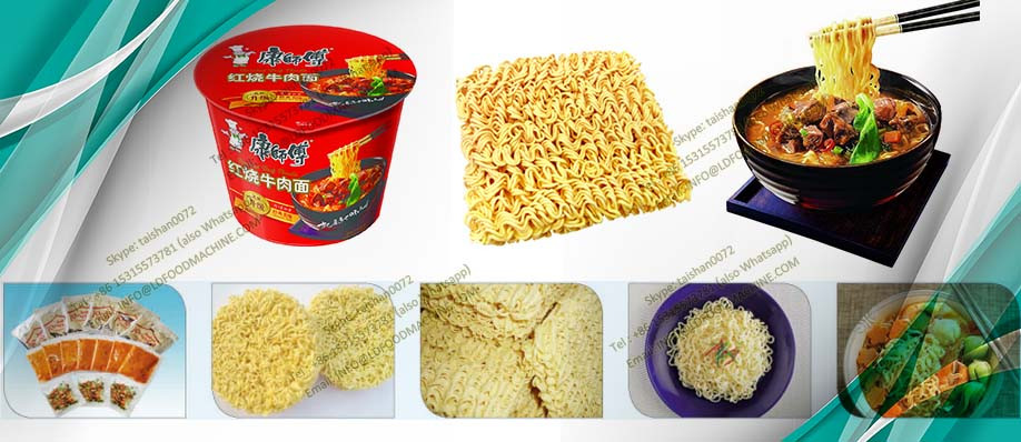 Professional fried instant noodle production line/cup noodle machinery