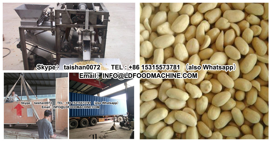 peanut chopper machinery/peanut dry peeling&crushing machinery