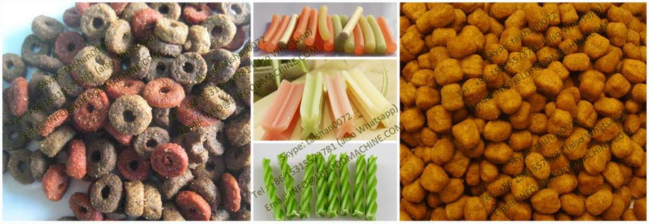 Automatic Extruded Kibble Pet Food machinery/Equipment/Processing line