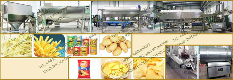 Small scale semi-automatic potato chips production line , industrial potato chips make machinery