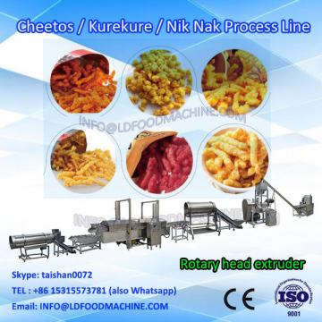 Cheeto Snack Making Machines Nik Nak Processing Line Kurkure Rotary Head Extruder
