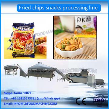 Fully Automatic machinery Puffed Snacks Food Extruder Fried  Process Lin