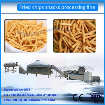 Fried Wheat Flour Snacks machinery Fried Chips Production Line
