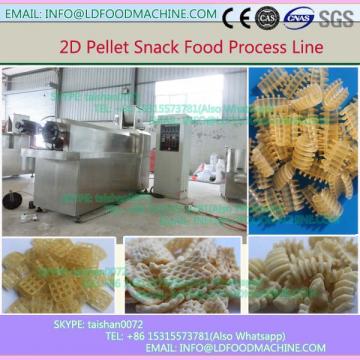China products low price 2D pellet puffed Snacks extruder equipment