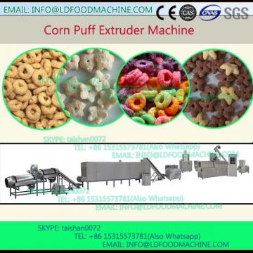 Extruder and pelletizing inflating snacks food machinery