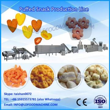 Automatic inflating extruded cheese snack corn puffs machinery