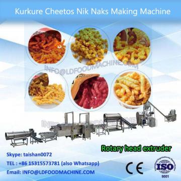extruded corn curls processing line