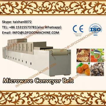 China industrial conveyor belt continuous microwave chicken meat drying deLDrate equipment