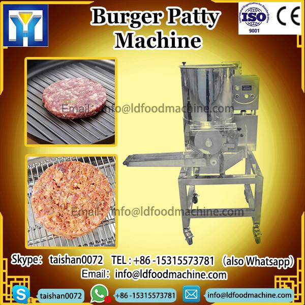 automatic different shapes burger Patty frying machinery