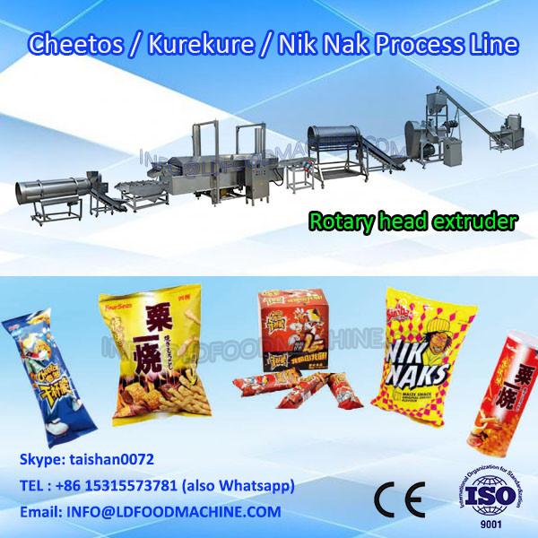 High capacity kurkure snack food making machine