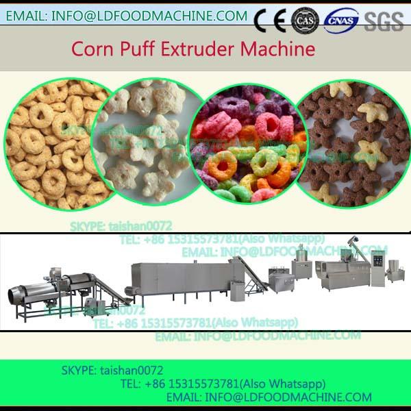 Cereal Corn Rice Puffed Snack Production Equipment / Extruded Snacks Processing Equipment