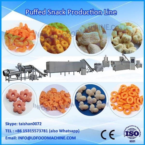 automatic corn puff snack make extruder machinery price