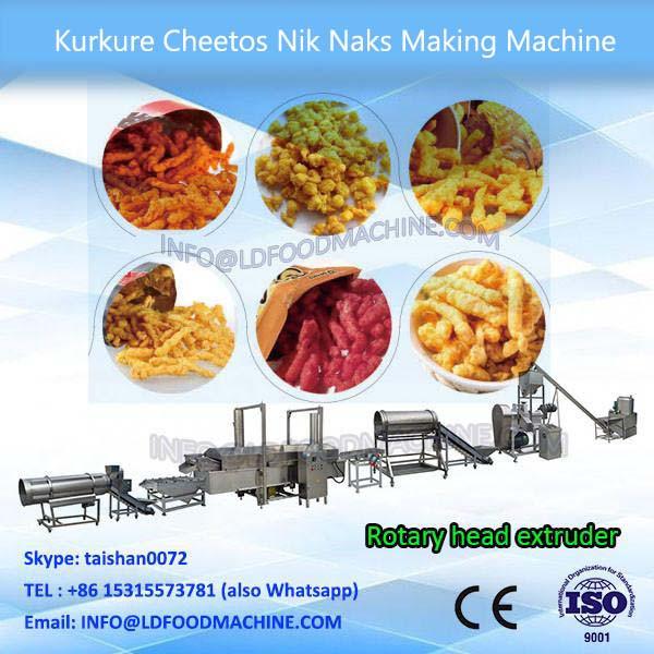 Corn kurnels puffing/inflated snacks food processing line