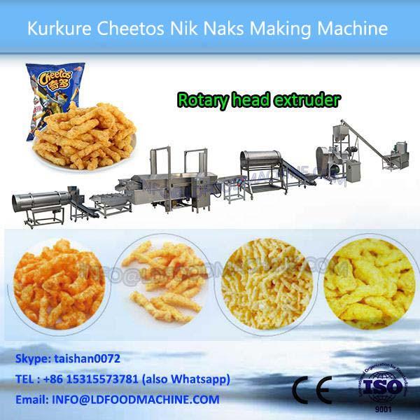 Automatic Extruded Fried Corn Snacks Food Kurkure Plant