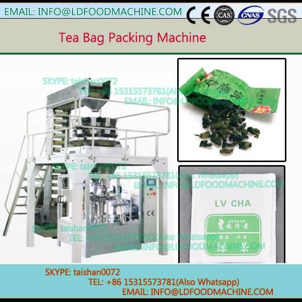 C12 teLDag machinery equipment for auto filling andpacktea in fiLDer papar inner bag with thread and printed logo tag