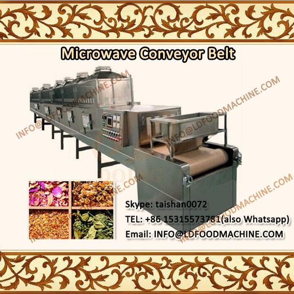 Industrial conveyor belt LLDe microwave dryer machinery for herb leaves drying